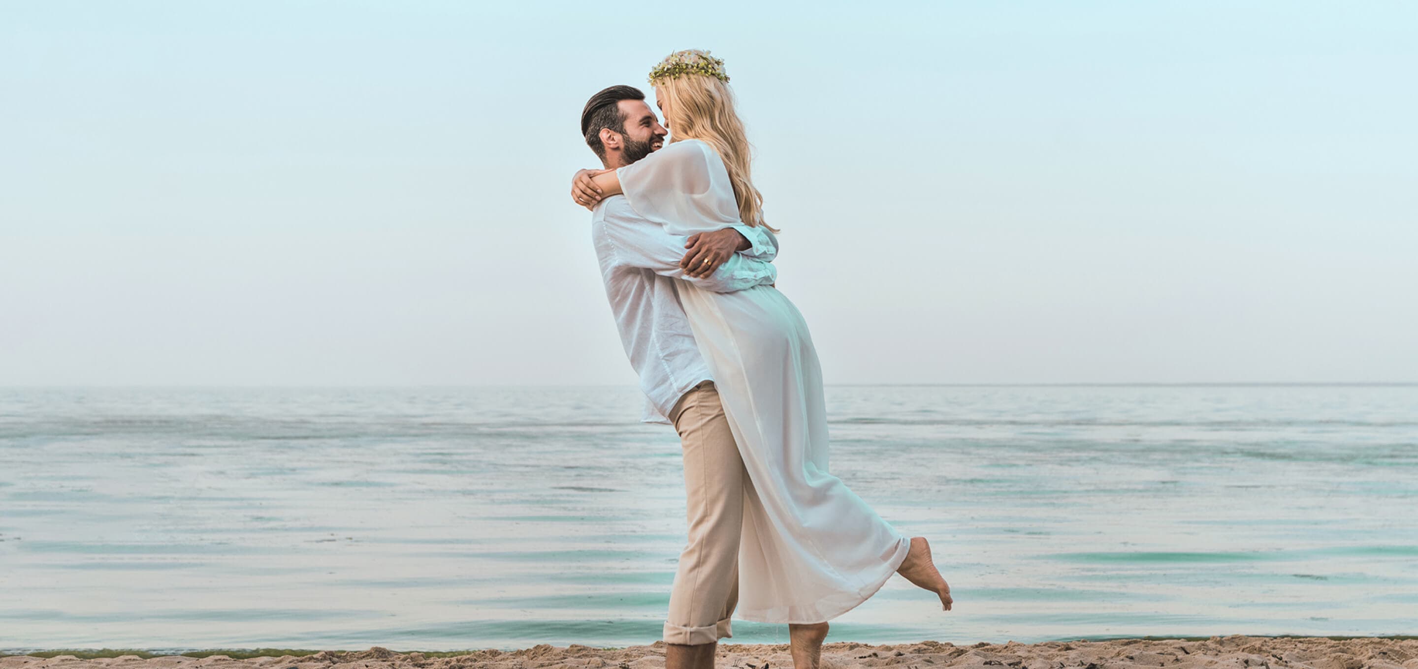 Banner do iCasei mostrando um exemplo de site de casamento